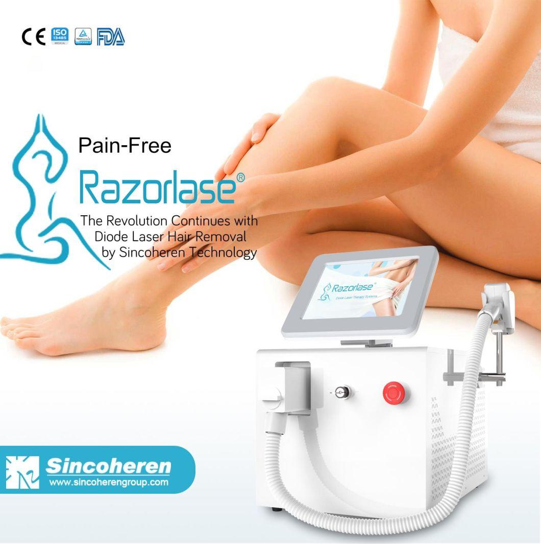 808 Diode Laser Hair Removal Machine- 100% Factory Sale Permanent Hair Removal Beauty Instrument