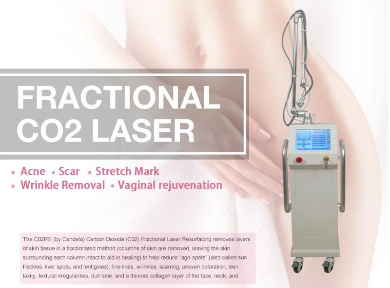 2 Handls 10600nm Skin Tightening Fractional CO2 Laser Device