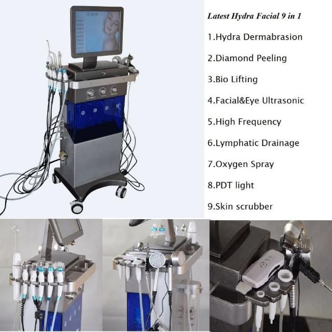 Hydra Water Dermabrasion RF Bio Lifting SPA Facial Machine/Hydro Aqua Beauty Salon Equipment