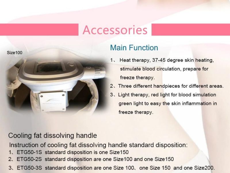 2015 Home Use Cryolipolysis Body Slimming Machine (ETG50-4S)