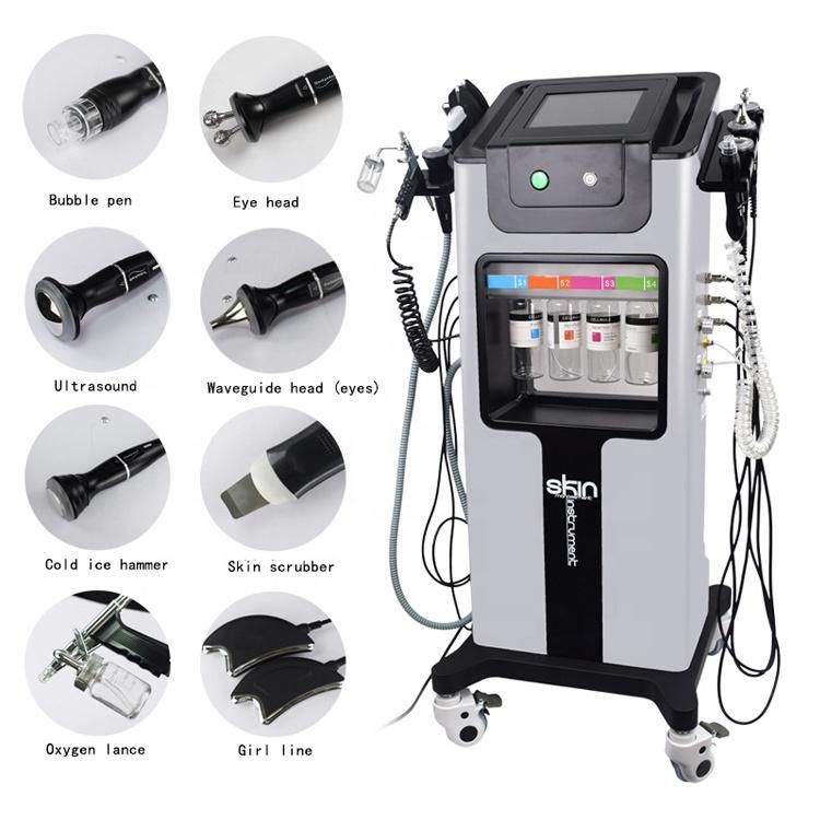 Multifunction 8 in 1 Beauty Machine Face Lifting Oxygen Jet Peel Machine