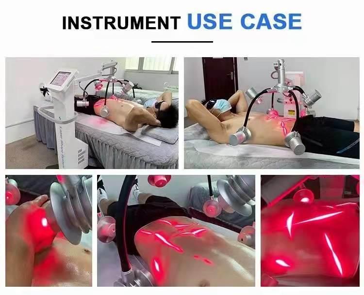 Fat Burning Cellulite Weight Loss Cold Laser Green Red Light 532nm 635nm Wavelength Body Shape 6D Slimming Machine Lipo Laser