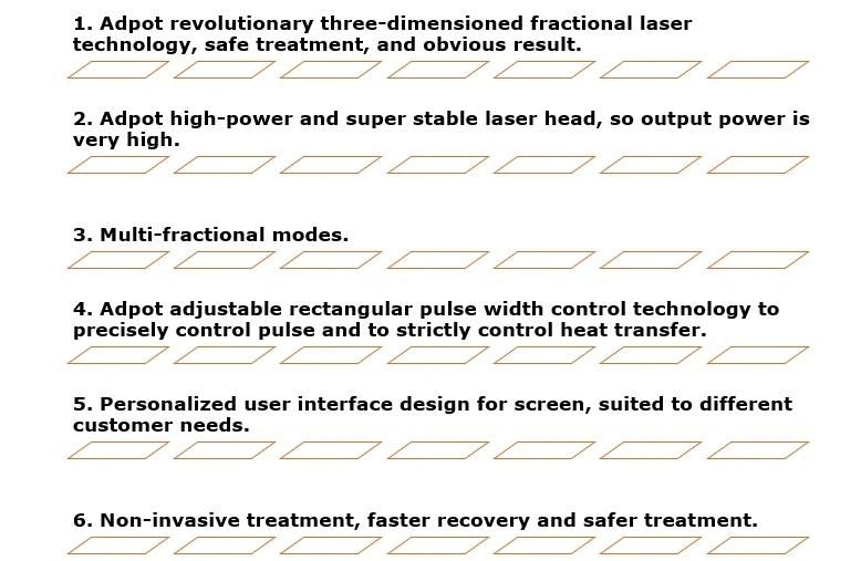 Best CO2 Fractional Laser Stretch Marks Medical Equipment