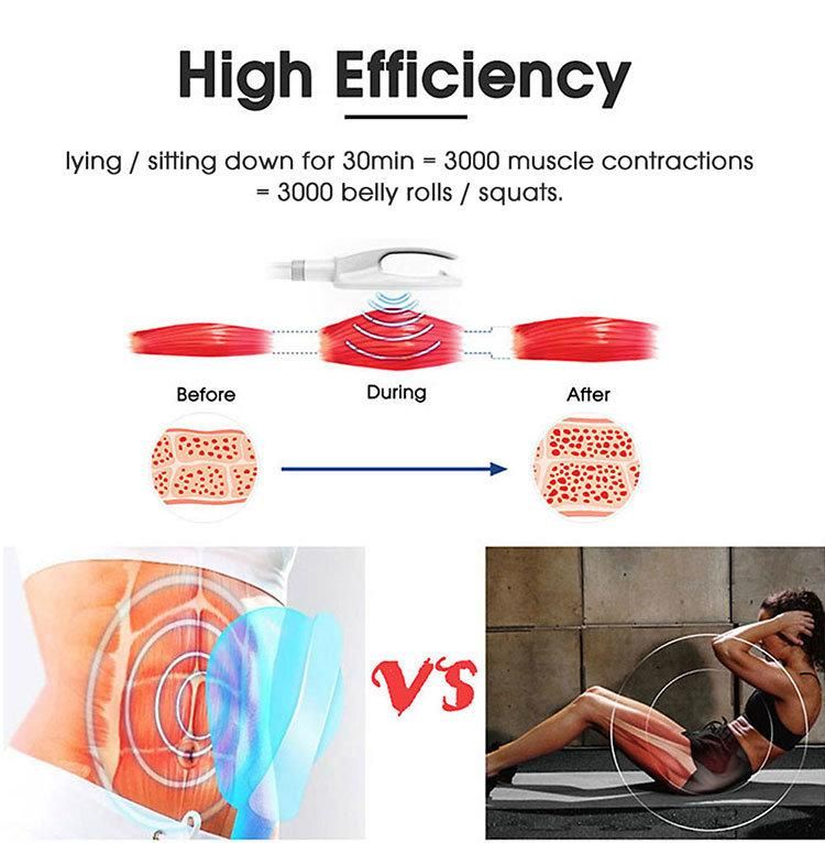 High Energy Focused Electromagnetic Emslim RF Muscle Stimulator for Fat Burning
