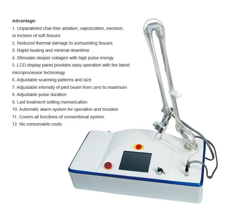 Portable Scar Removal Fractional CO2 Laser Vaginal Tightening Machine