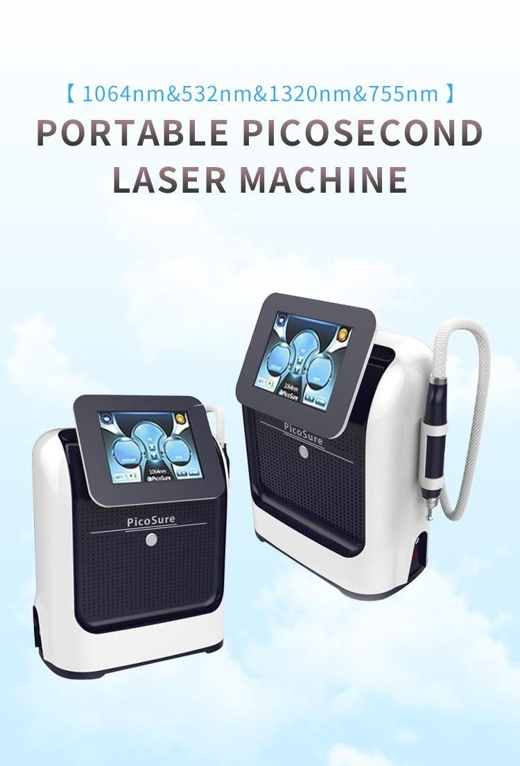 Q Switched ND YAG Tattoo Removal Laser Portable Picosecond Laser