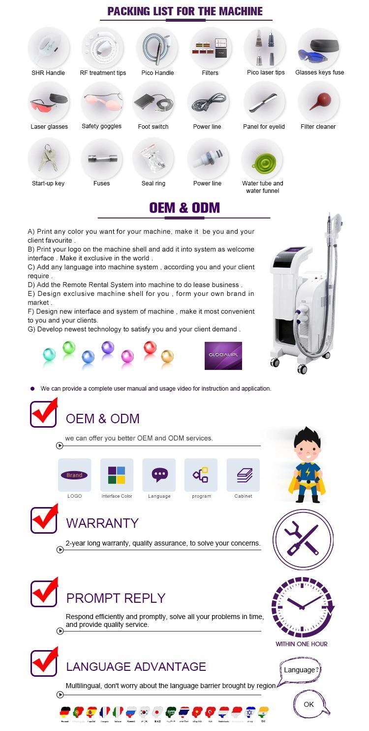 Cheap Manufacturer Multi-Function Shr IPL Hair Removal Machine Skin Care