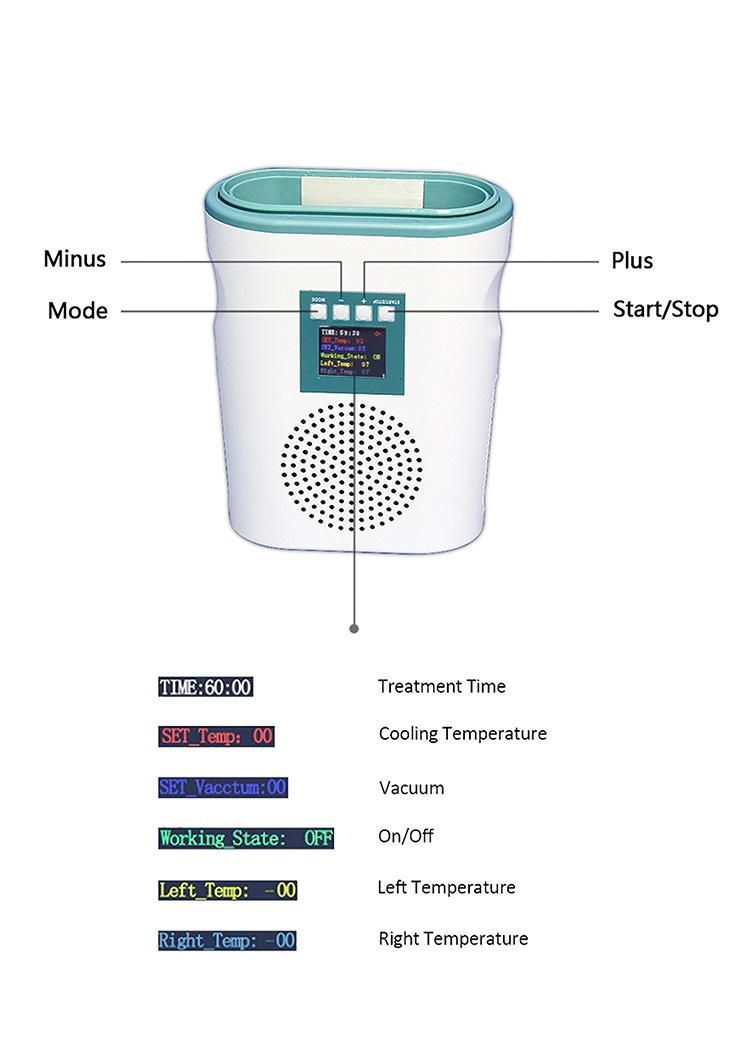 Home Slimming Portable Vacuum Fat Freezer Minin Cryolipolysis Device