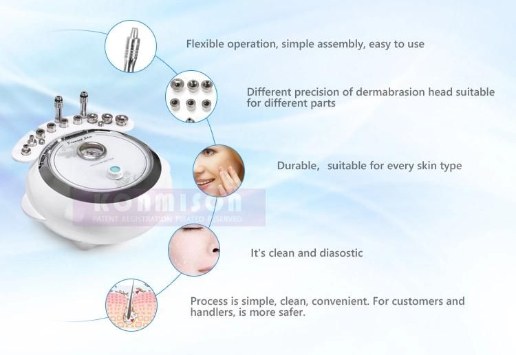 3 in 1 Diamond Dermabrasion Faical Machine Microdermabrasion Machine for Salon professional