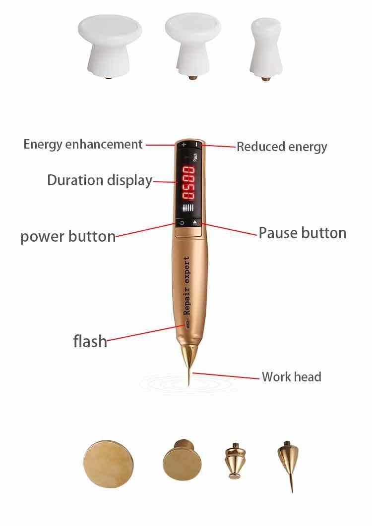 New 2 Handles Plasma Lift Pen for Skin Tightening Eyelid Lifting Machine