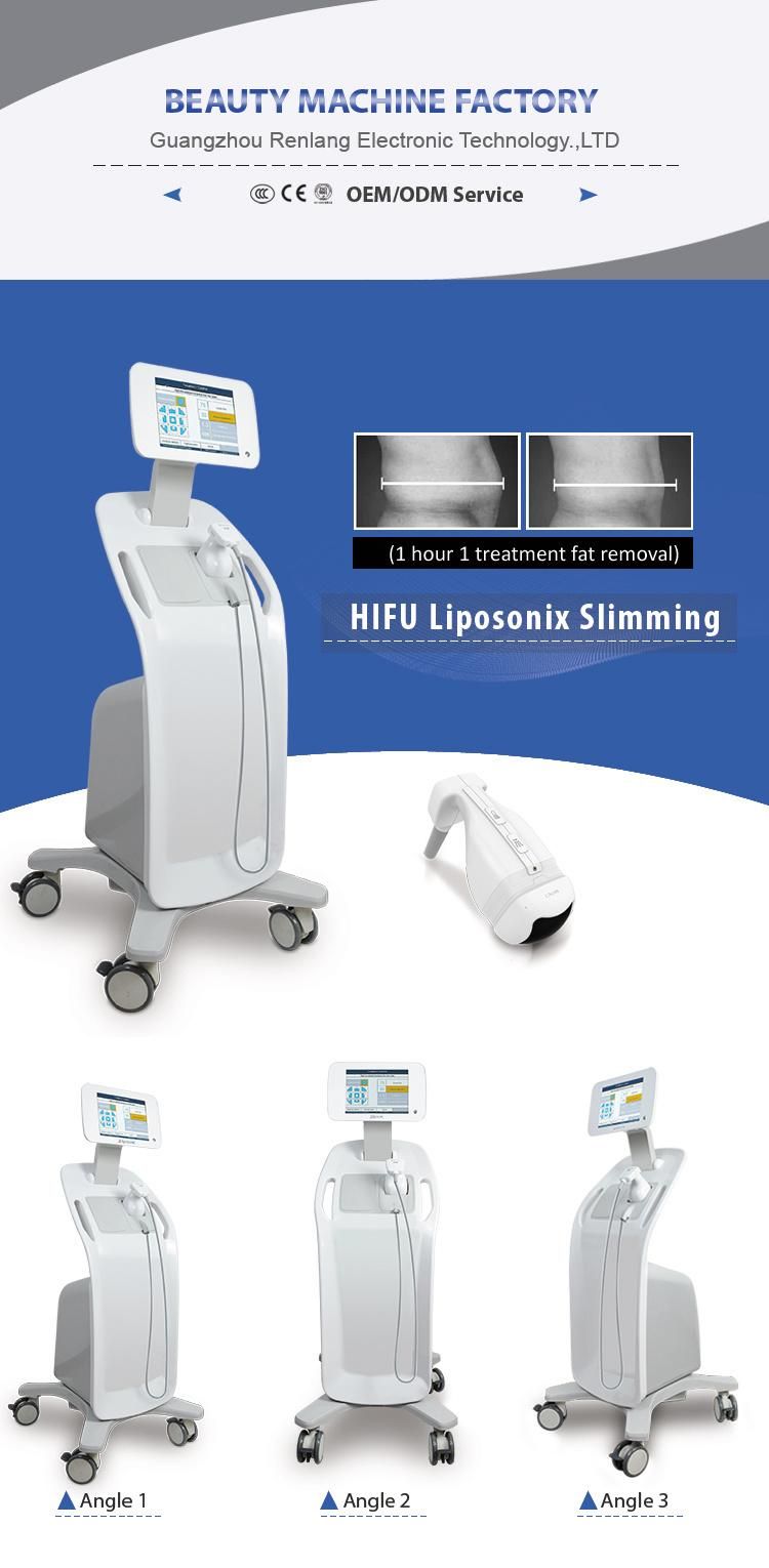 Hot Sale Hifu Body Slimmming Liposonix Beauty Machine for Salon