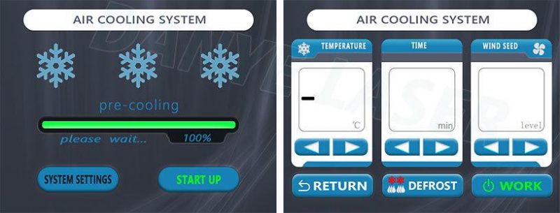 Air Cooling Laser Skin Cooler Laser Machine for CO2