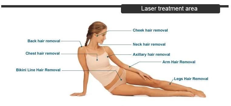 810 Fiber Laser Hair Removal System Permanent Hair Removal Follicle