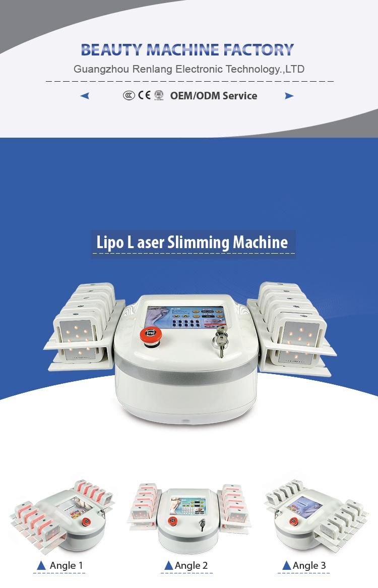 Weight Loss Lipo Laser Wavelength 650nm 980nm Lipo Laser