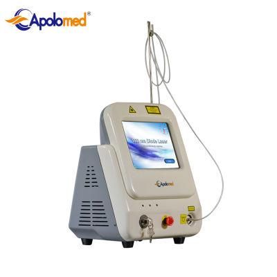 High Energy 0.1-800ms Pulse Width150W Diode Laser 980nm for Red Blood Vessels Spider Vein Removal