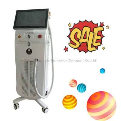 2022 New Design Fast and Efficient Diode Laser Triple Wave 755+ 808+1064nm Hair Removal Machine
