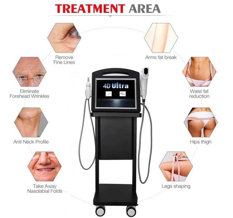 4 In1 4D 3D Hifu V Max Slimming Hifu Vaginal Tightening Machine for Weight Loss Eyelid Lift Upper Lips Lift