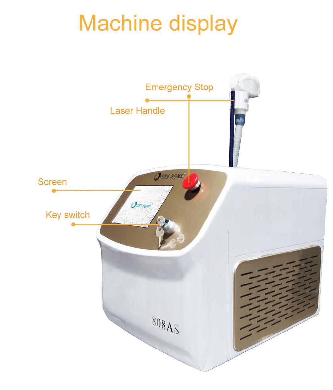 Beauty Salon Equipment Diode Laser Hair Removal 808nm Laser Laser Hair Removal Machine Beauty Equipment Wholesale