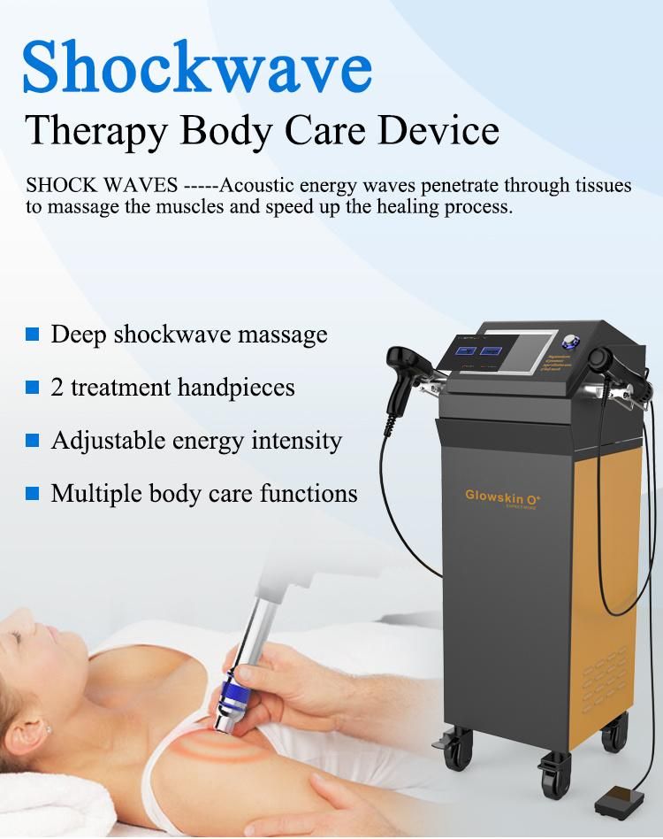 2 in 1 Portable Pain Relief Shockwave Therapy Machine Focued Shockwave Therapy Device