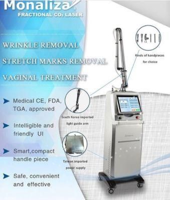 Erbium Laser CO2 Fractional Skin Resurfacing Vaginal Tightening Beauty Machine