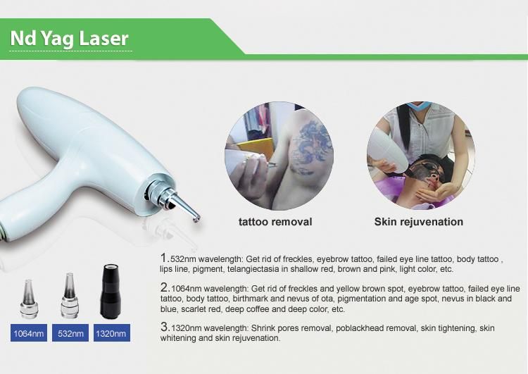 Shr Elight and ND YAG Laser Hair Tattoo Removal Machine for Sale