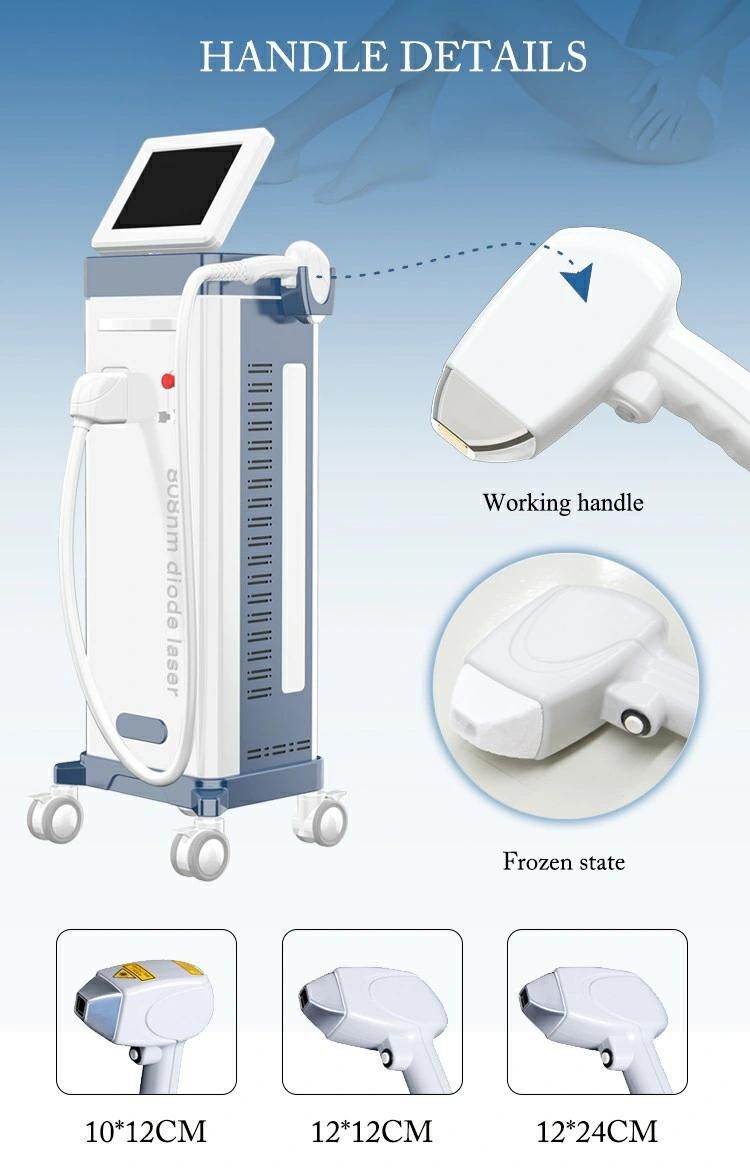 Br812 New Design Painless 808nm Permanent Diode Laser Hair Removal Machine with Big Spot