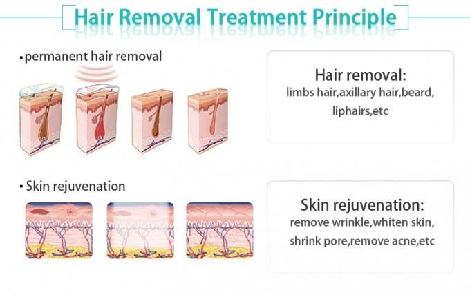 Portable RF IPL Shr Permanent Hair Removal Laser Pigmentation Removal Multi Function Beauty Machine