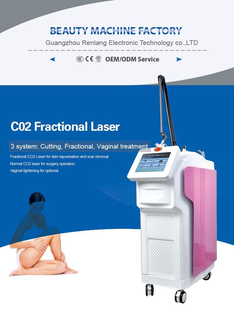 FDA Approved Erbium YAG Laser Machine Fractional CO2 Laser for Streckmarks Removal