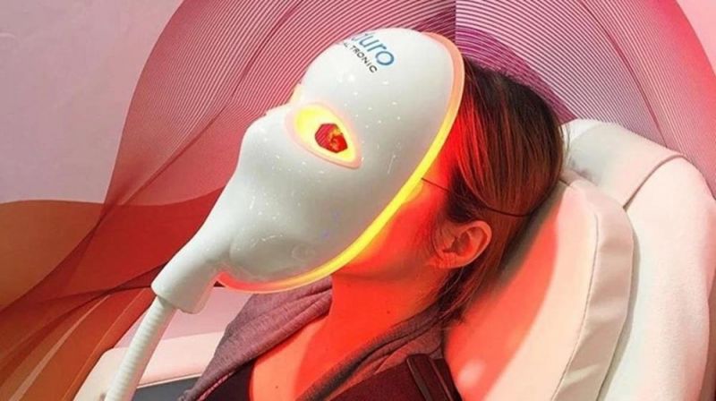 Professional Beauty Salon Use 7+1 Colors LED Light Therapy Mask