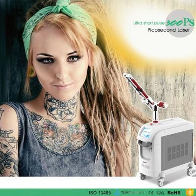 Medical Professional Pico Laser Device All Colors Tattoos Removal Machine 300PS Picosecond Laser Machine