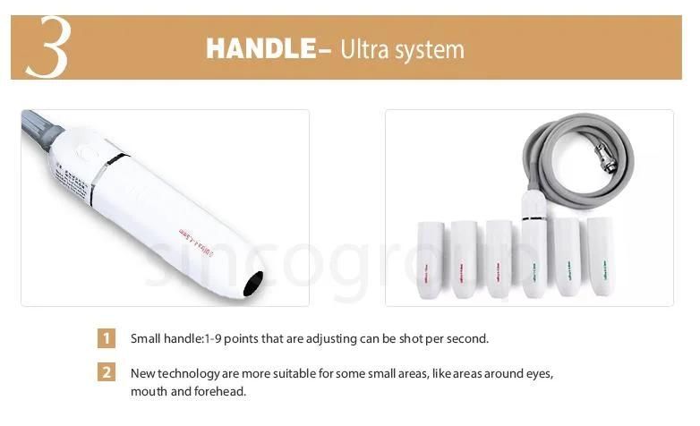 Top Quality 5D Approved 4D Hifu Anti-Wrinkle Facial Lifting Body Lifting Beauty Machine