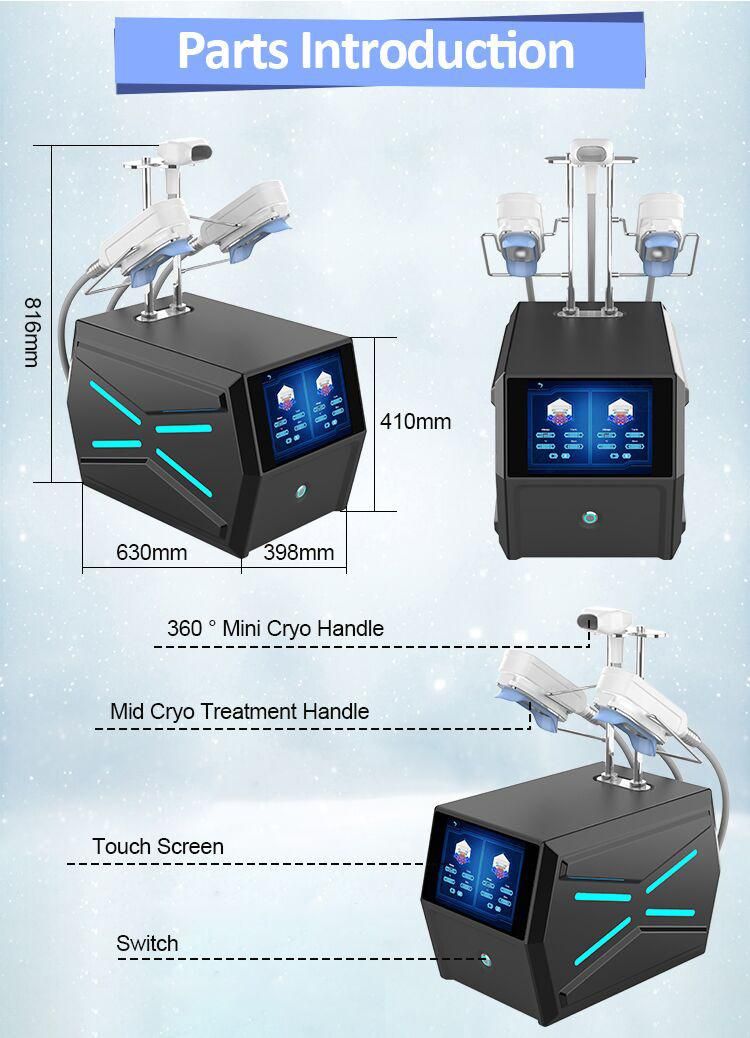 New Arrival Cryolipolisis Body Slimming Fat Freezing 360 Cryo Machine with Double Chin