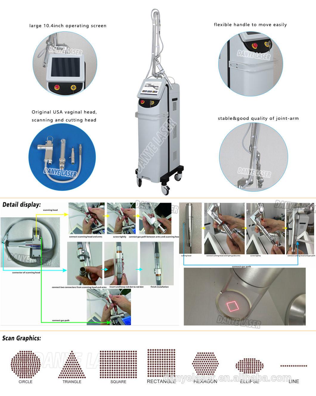 USA RF Metal Tube of 10600nm CO2 Fractional Laser for Vaginal Tightening and Skin Resurfacing with High Quality