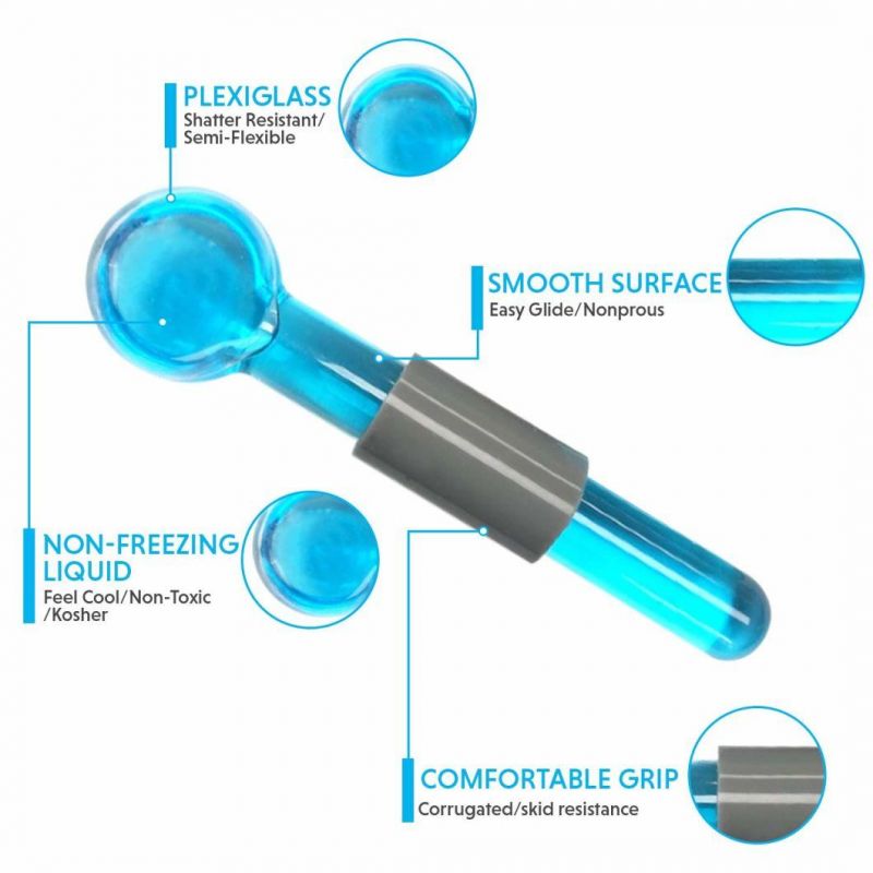 Heallily Ice Roller Globes Facial Roller Cold Skin Massagers