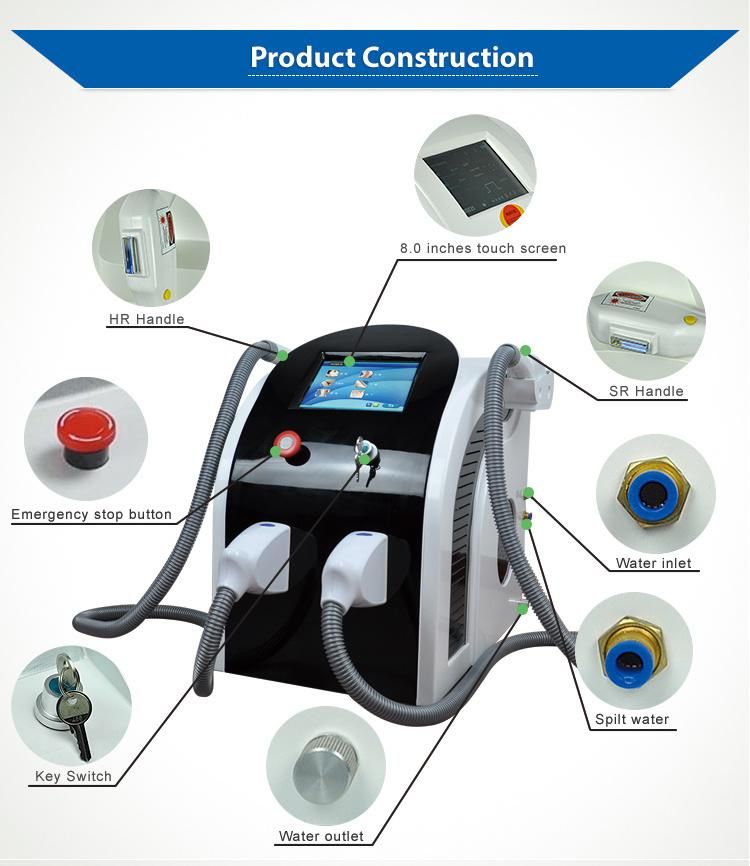 IPL/Shr/Opt Laser Hair Removal Machine with a Lowest Price