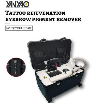 2022 New Arrival Professional Laser Picosecond Laser Pico Mini Laser Eyebrow Tattoo Removal Machine for Beauty Salon Machine for Beauty Salon