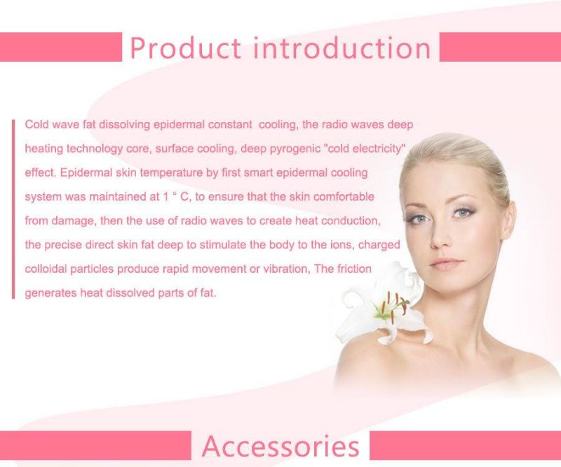 Multifunctional Lipo Laser Cryo Skin Care RF Skin Tightening Machine