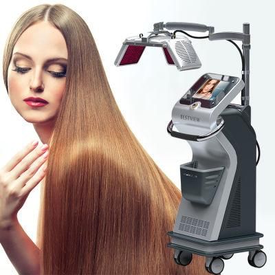 Professional 670nm Diode Laser Hair Regrowth Machine Beauty Salon Equipment for Hair Loss Treatment