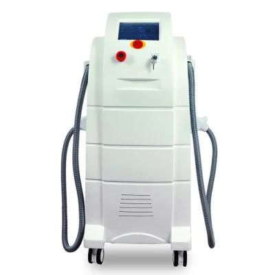 Double Opt Handle IPL Shr Hair Removal Beauty Machine Vertical