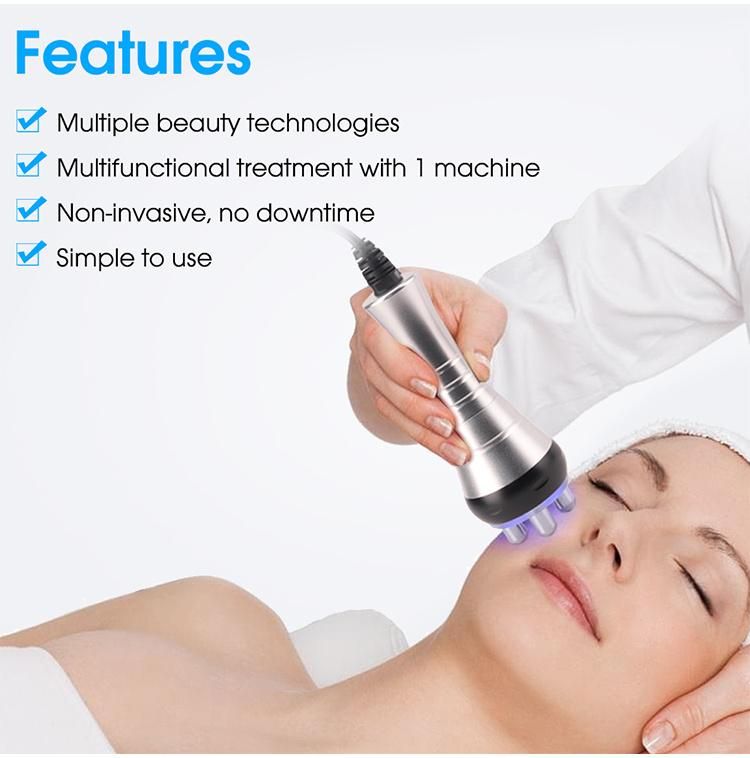 Portable RF Cavitation 40K Ultrasonic 5 in 1 Slimming Machine Weight Loss Beauty Equipment