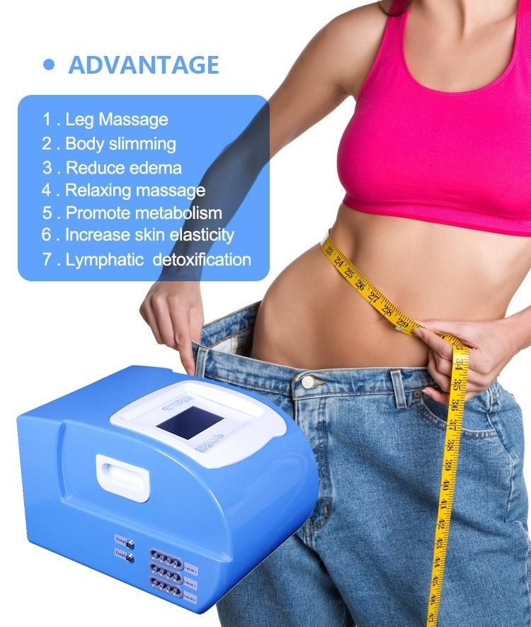 24 Air Bags Infrared Pressotherapy Lymph Drainage Beauty Machine Full Body Slimming Presoterapia Suit Lymphatic Air Compression Equipment Salon&Home Br610
