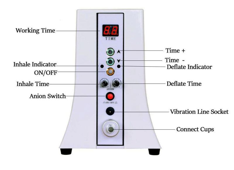 Heat-Resisting Cupping Vacuum Butt Enhancer Breast Enlargement Machine