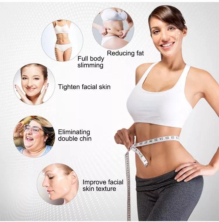 Multifunctional 40kHz Cavitation Vacuum RF Lipo Laser Special Mini Cyro Probe Fat Freezing Body Slimming Machine