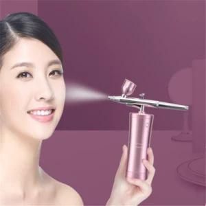 Home Use Spray Skin Care Machine Makeup Airbrush Gun and Compressor Oxygen Injection Instrument Handheld High-Pressure Sprayer