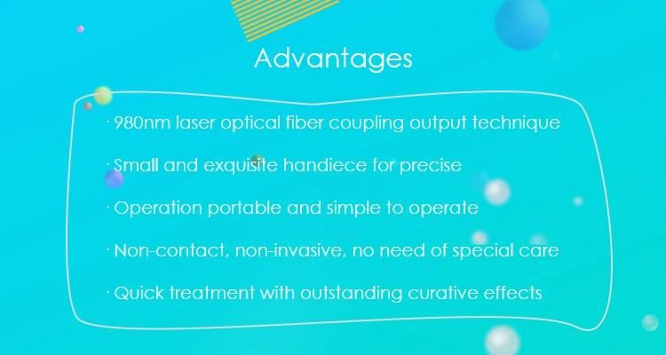 Portable Laser Spider Vein Removal Diode Laser 980nm Machine