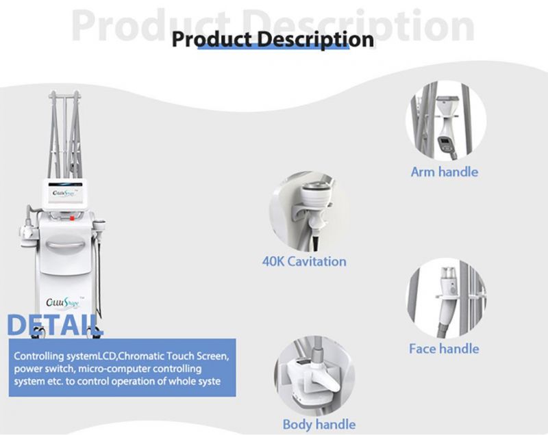 CE-Approved Ultrasonic Cavitation Slimming Machine Cellushape Machine Sculptor Device for Skin Tightening