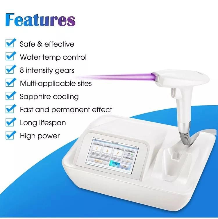 Portable Diode Laser Diode Hair Removal 808nm 10 Million Shots Probe Diode Laser Hair Removal Machine