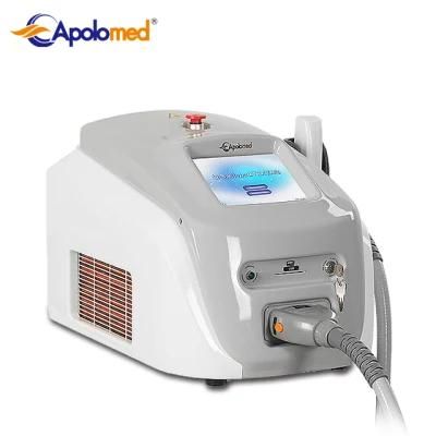 1064 532 Q Switch Laser Q Switched ND YAG Laser Tattoo Removal Machine with Cr: YAG Crystal