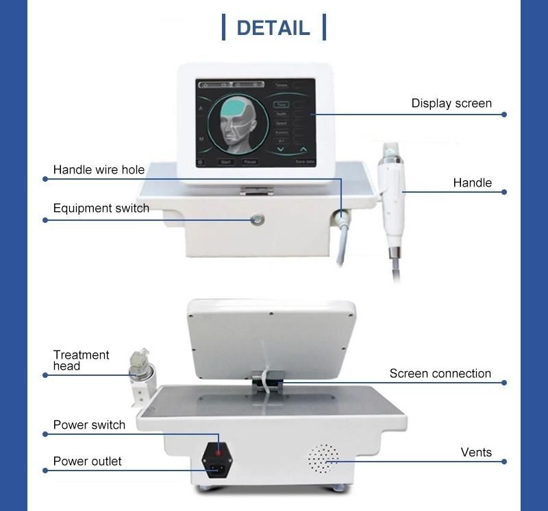 CE Approved Fractional Microneedle RF Thermagic Wrinkle Removal Machine