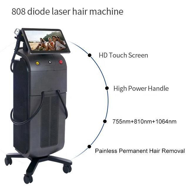 Free Shipping! Diode Laser Dual Handle Hair Removal Machine